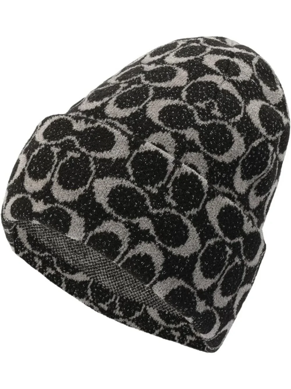 Metallic Knit Beanie for Women | Cozy Signature Style | Winter Fashion Accessory
